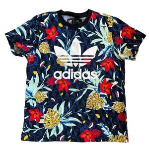 Adidas T Shirt Multicolor Floral Her Studio London Women's Size Small